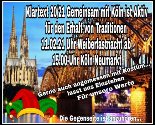11.02.2021 Demo in Köln